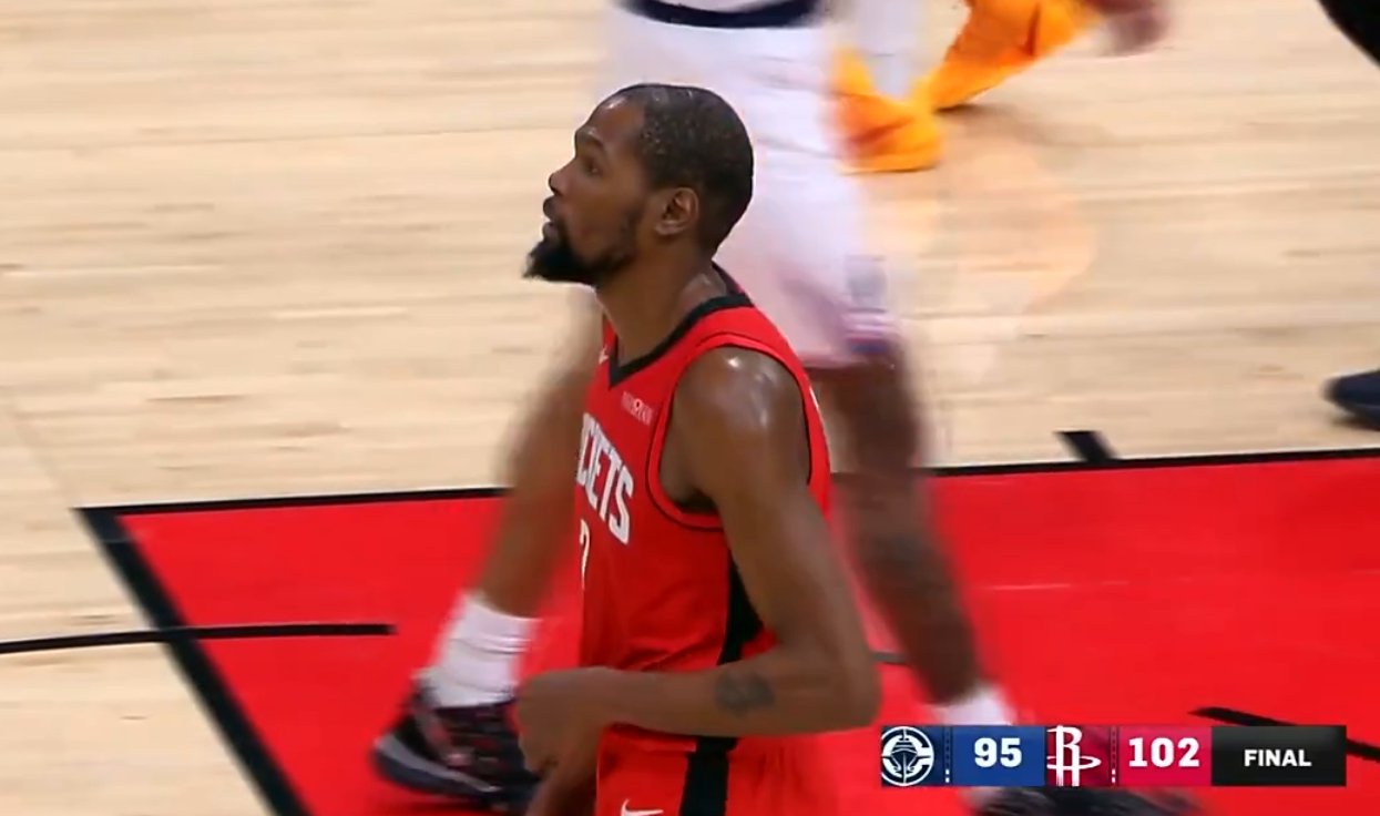 火箭胜快船升至西部第三，伦纳德24分杜兰特26分