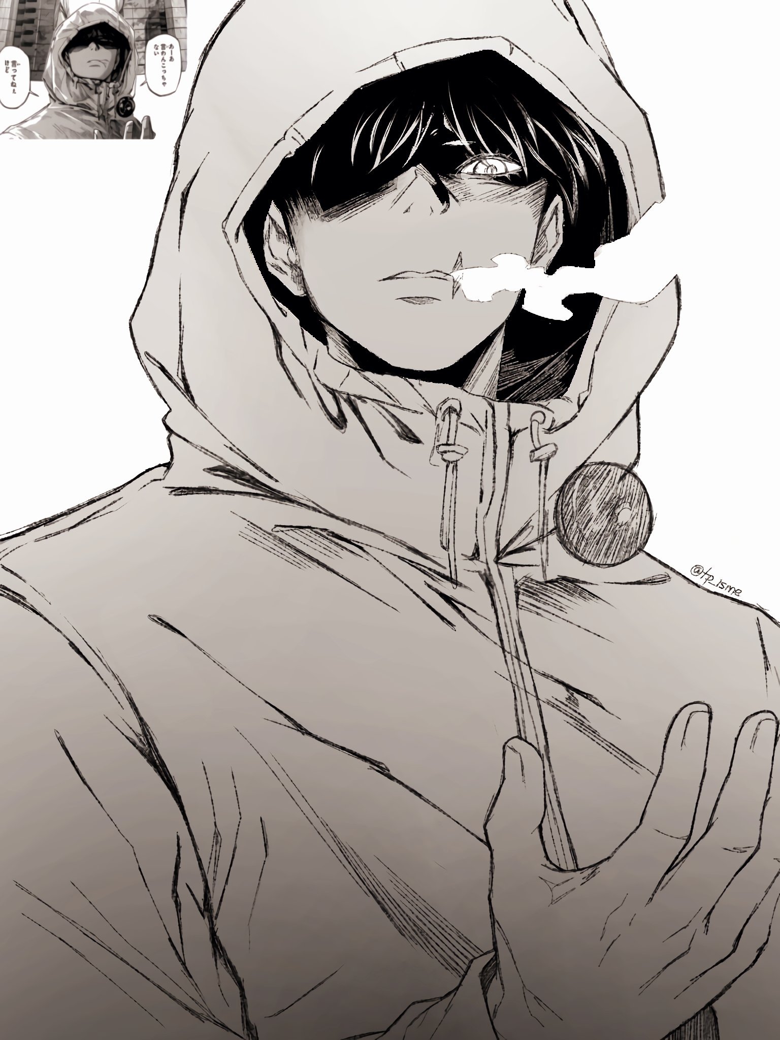 画师tp_isme发布虎杖悠仁新作神图