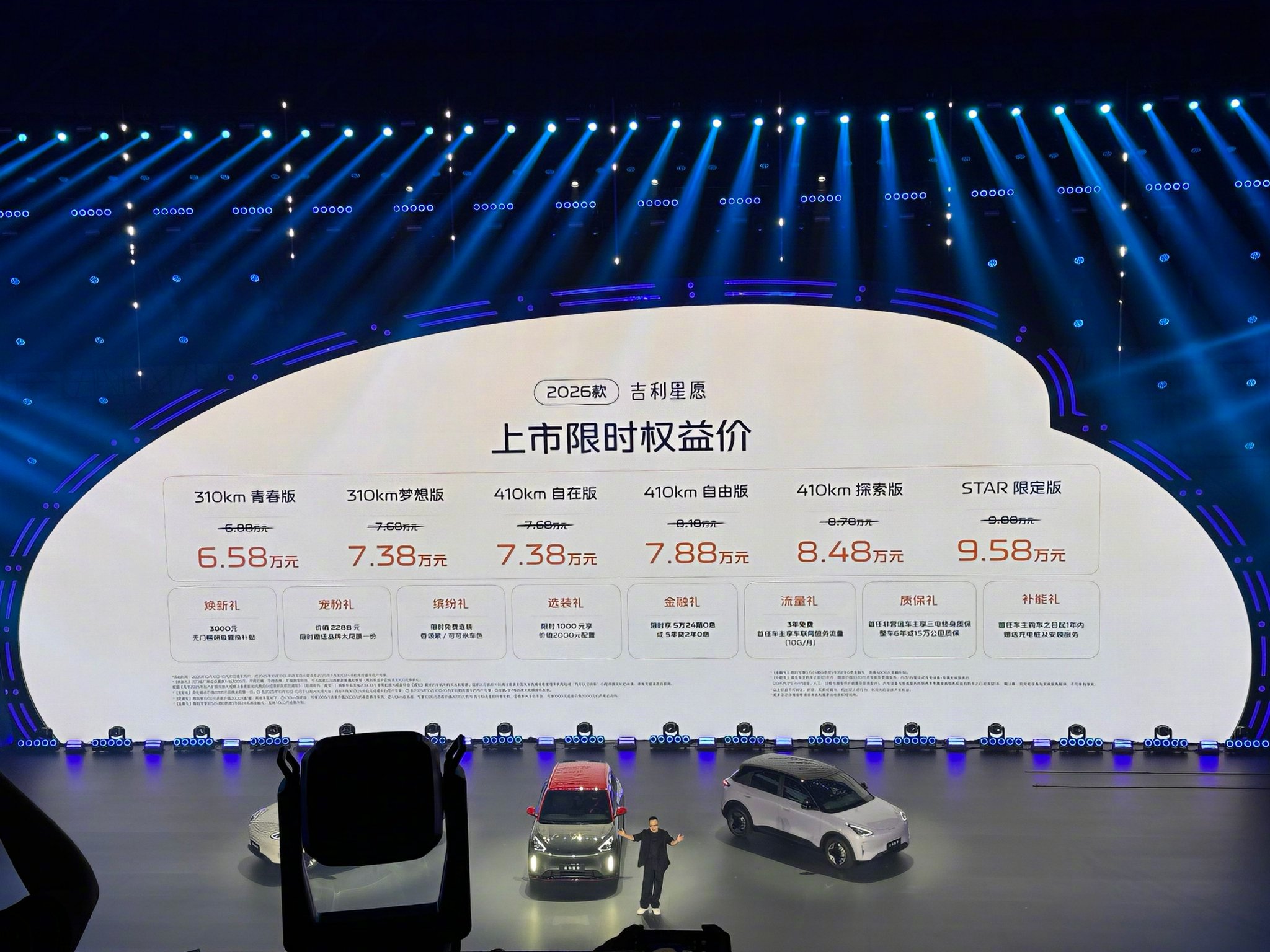 2026款吉利星愿上市，限时售价6.58万元起