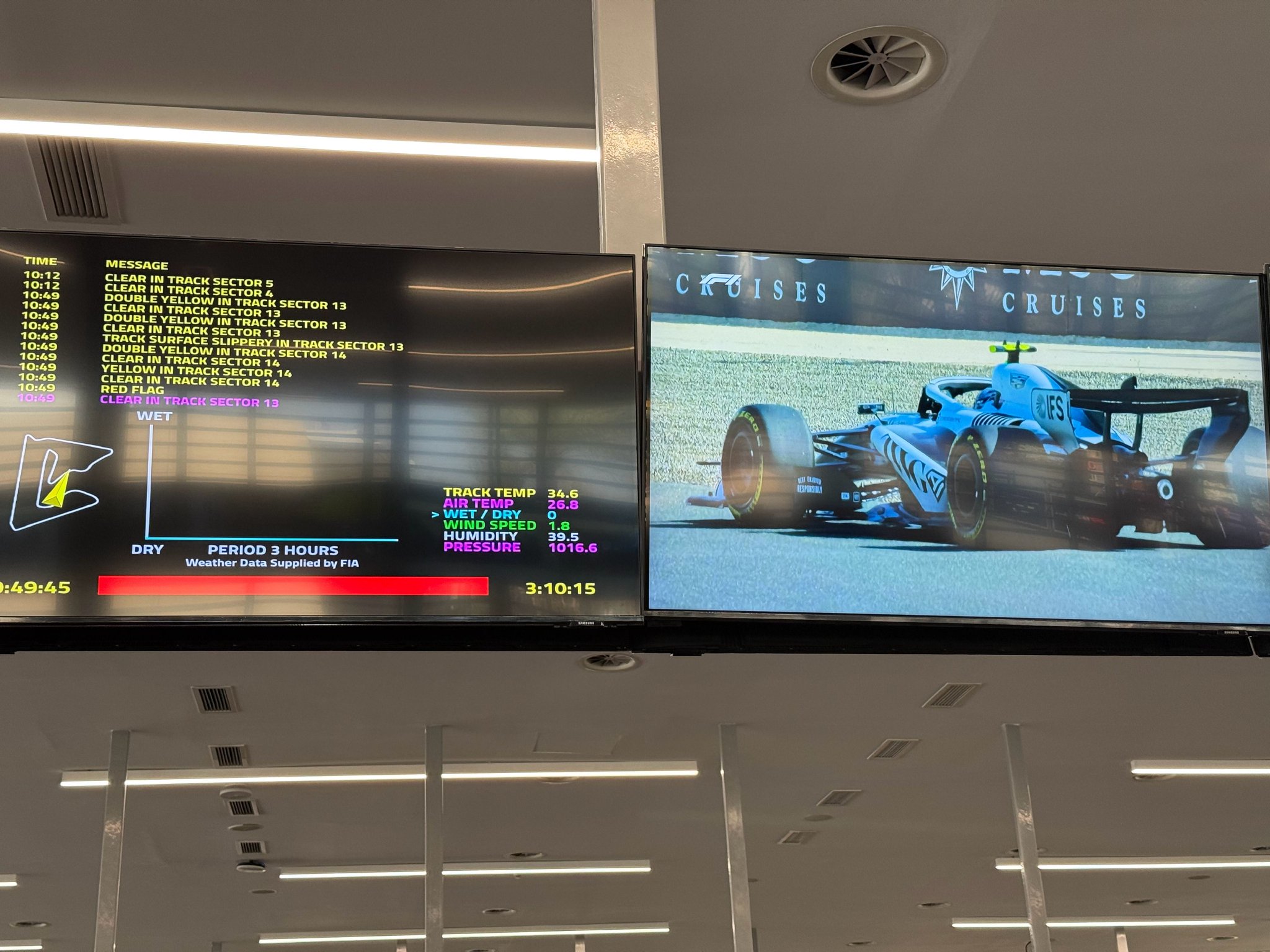 2026F1季前测试凯迪拉克红旗首日故障停赛道