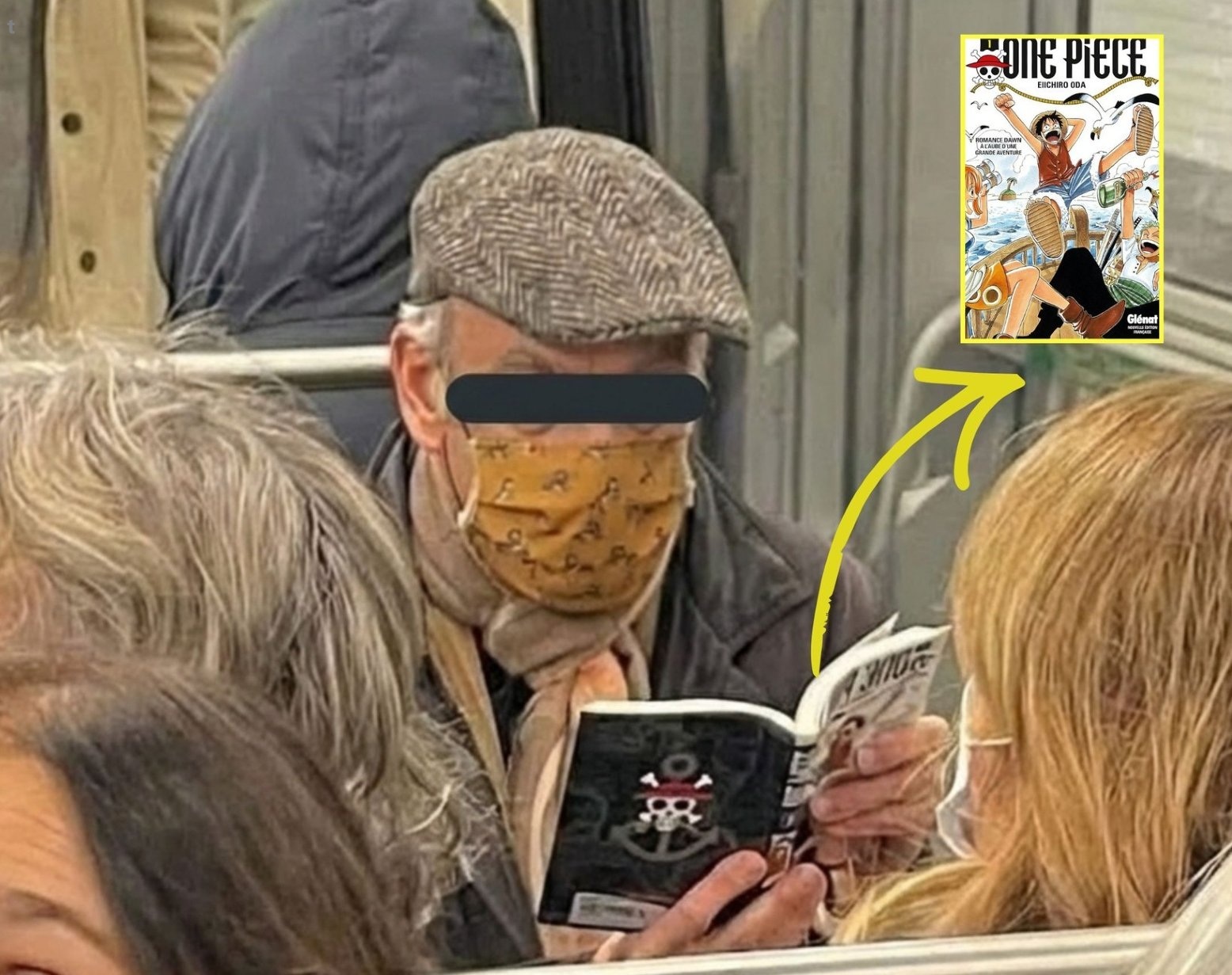 法国列车上高龄老人阅读海贼王漫画引热议