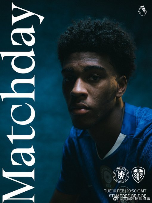 今晚英超三场焦点战，切尔西对利兹联、热刺战纽卡斯尔联、西汉姆联迎战曼联