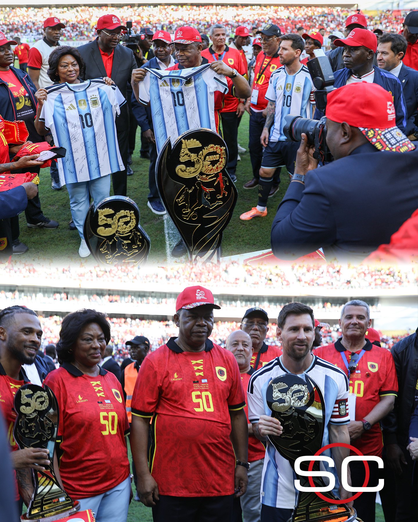 阿根廷2-0胜安哥拉，梅西劳塔罗传射建功