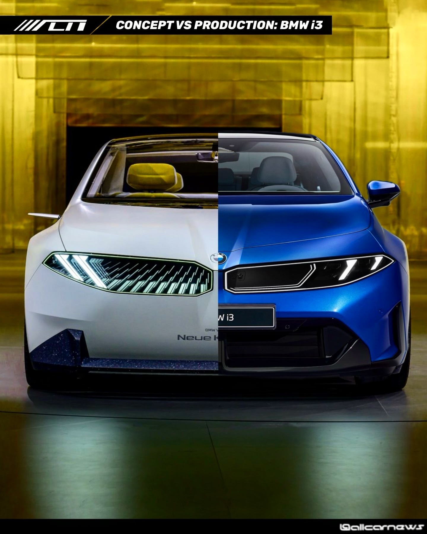宝马i3量产车与概念车设计对比