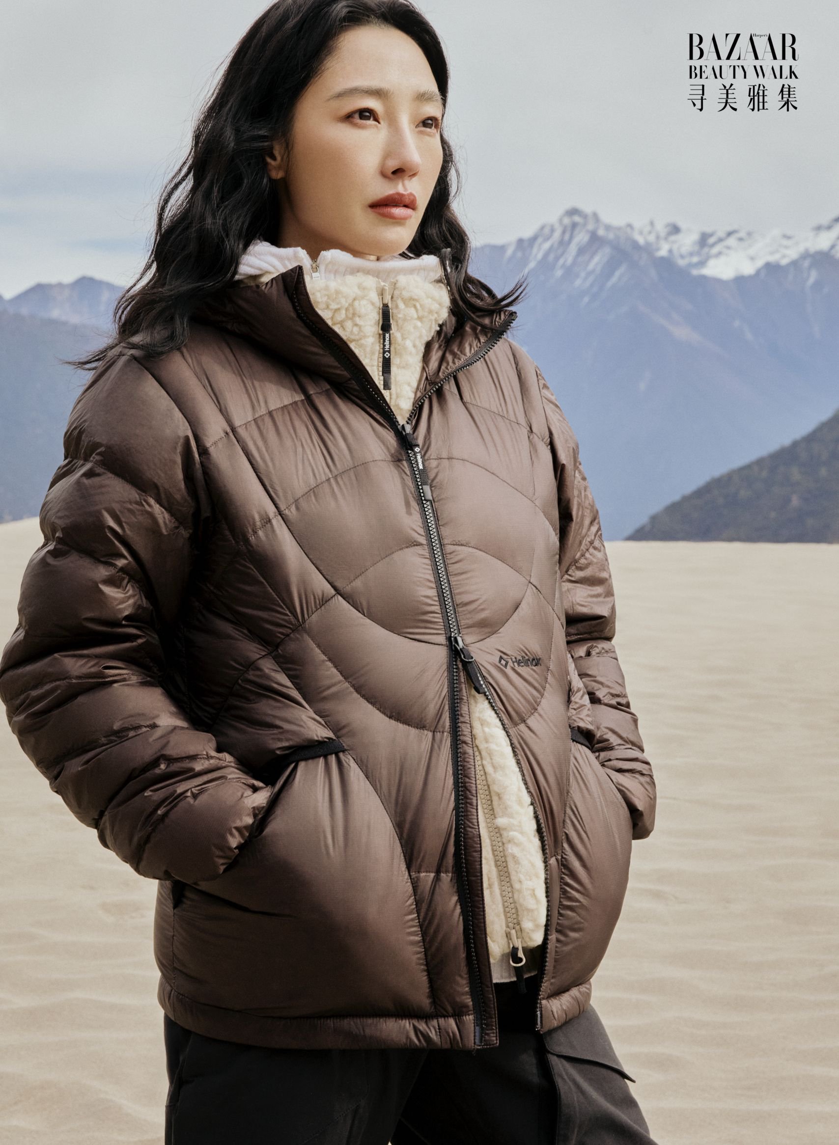 白百何林芝沙丘寻美，足迹勾勒诗行之路