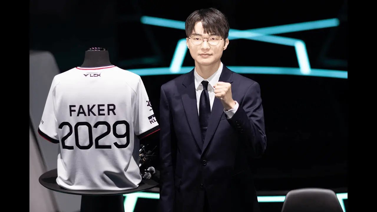 Faker宣布续约T1至2029年，称将在该队结束职业生涯