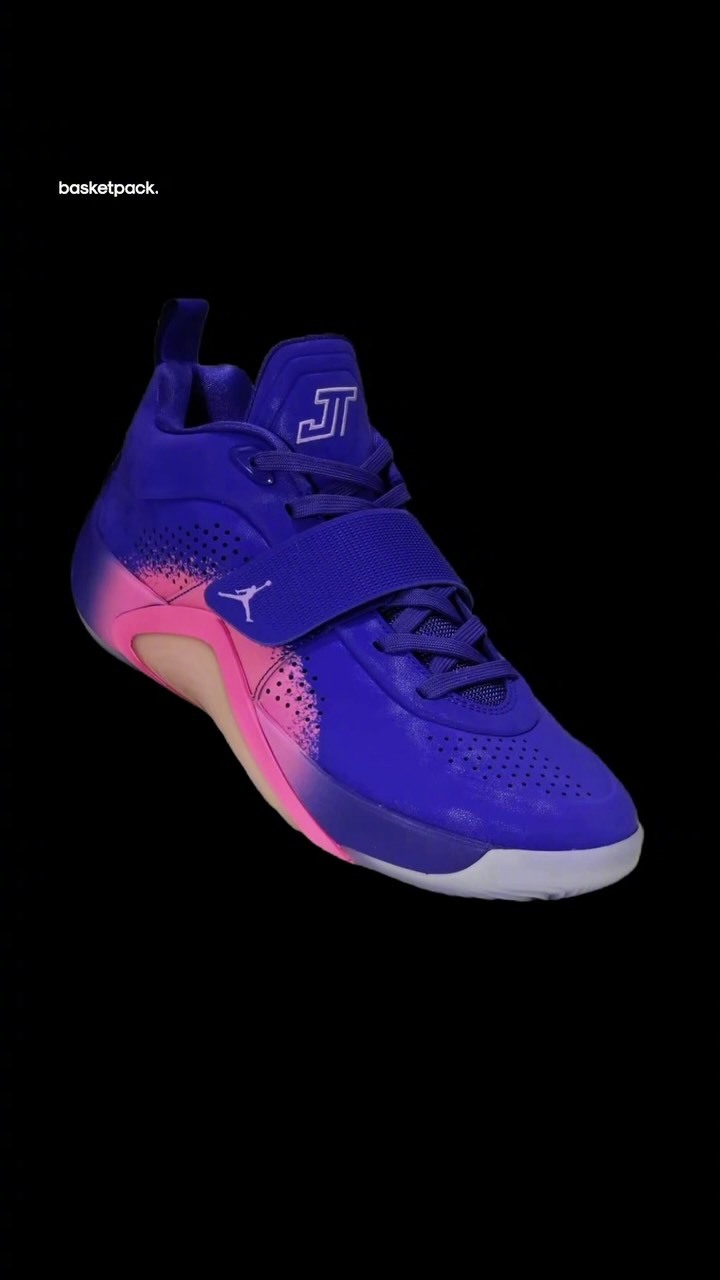塔图姆新一代签名鞋Jordan Tatum 5，加上了魔术贴