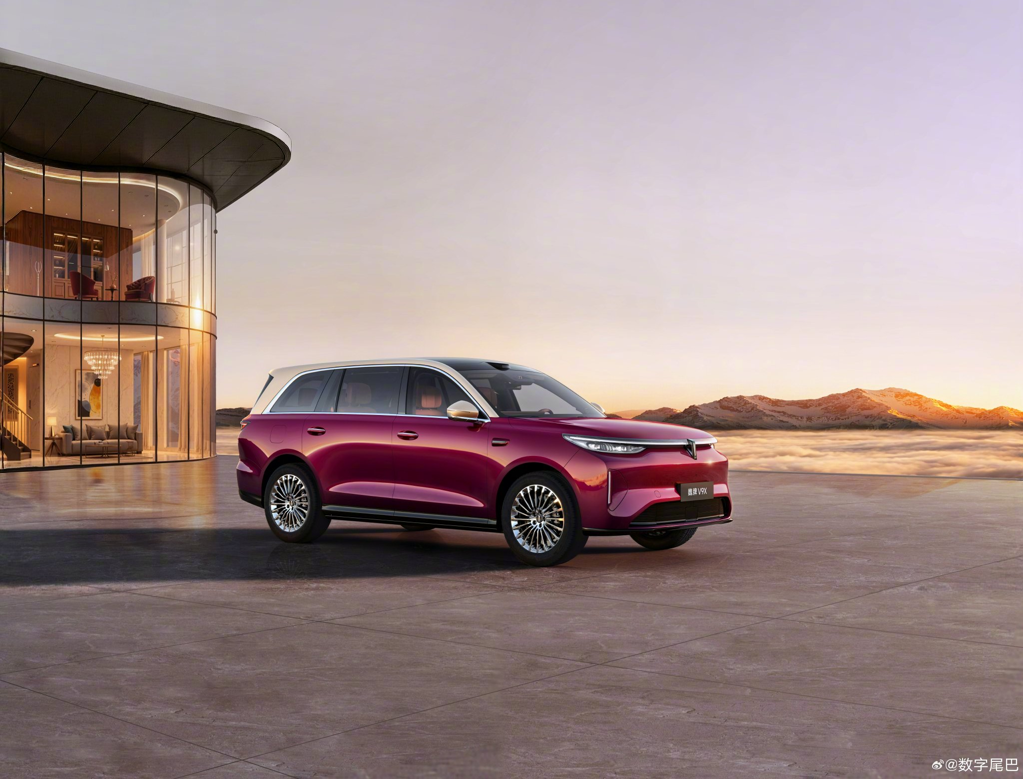 魏建军代言魏牌V9X，千亿老总亲任50万级AI豪华旗舰代言人