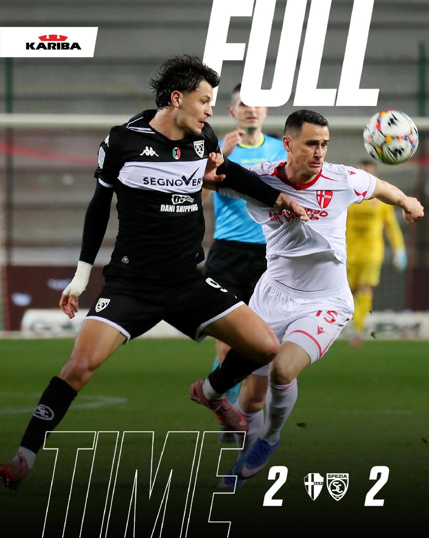 意乙斯佩齐亚客场2：2战平帕多瓦，科莫托首发打满全场