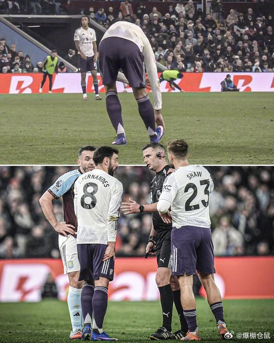 曼联中场布鲁诺伤退，或为软组织损伤