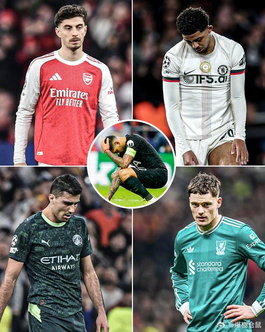 欧冠种子队首回合仅拜仁大胜，其余2平5负