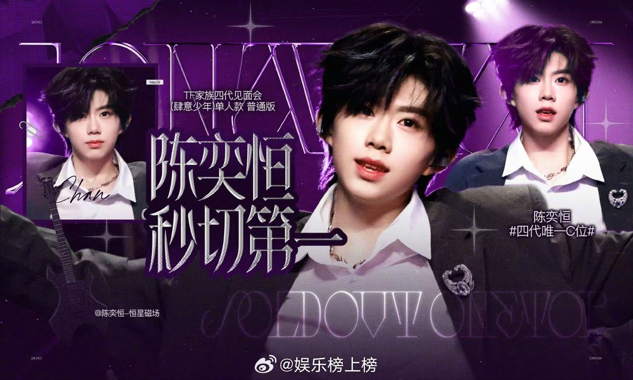 陈奕恒周年秒切第一印证四代top实力