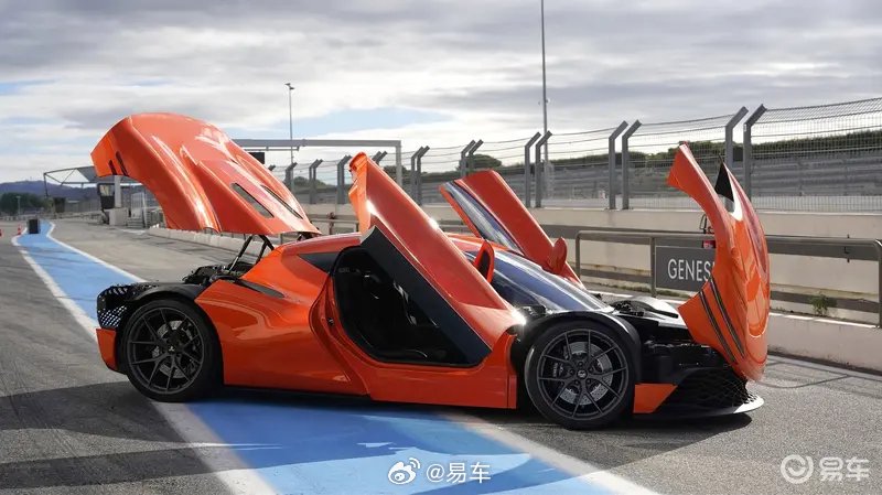 捷尼赛思Magma GT概念车官图发布，搭载V8发动机对标保时捷911