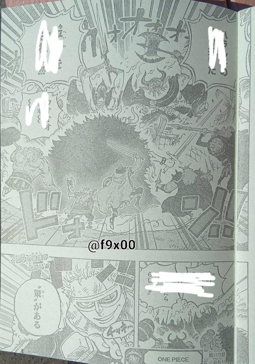 海贼王1172话情报图曝光，索隆迎战黑转军团