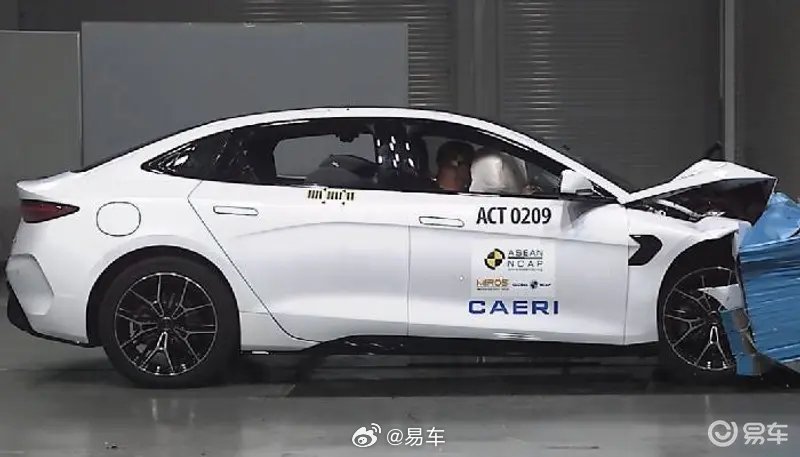 比亚迪海豹获东盟NCAP五星评级，首款纯电动轿车达92.07分