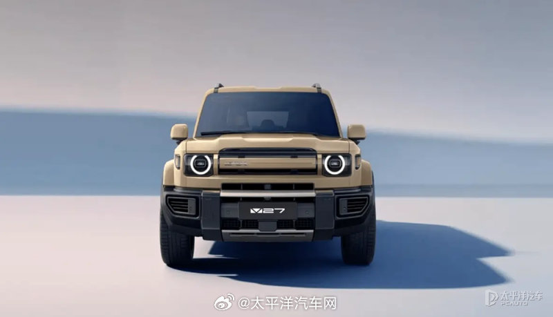 iCAR硬派SUV V27官图曝光，5米车身增程动力瞄准20-25万越野市场