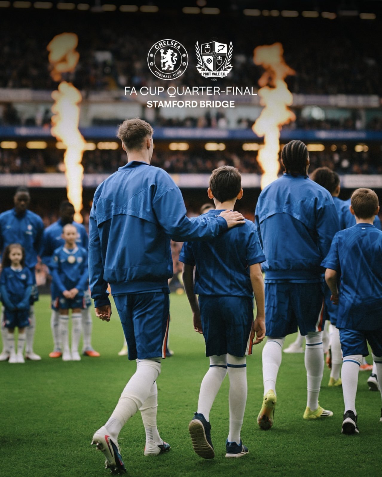 切尔西足总杯1/4决赛对阵英甲维尔港，时隔95年再交锋