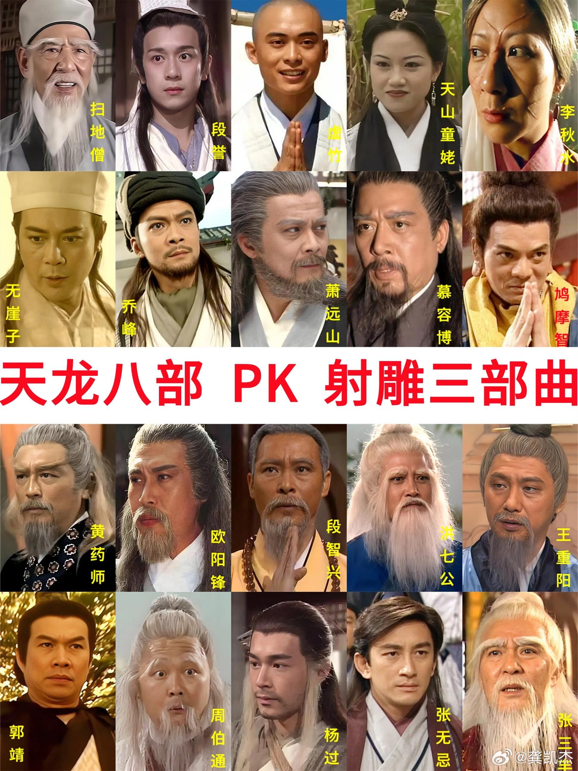 天龙八部与射雕三部曲十大高手对决胜负引猜想