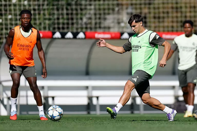 贝林厄姆、恩德里克、卡马温加随队训练