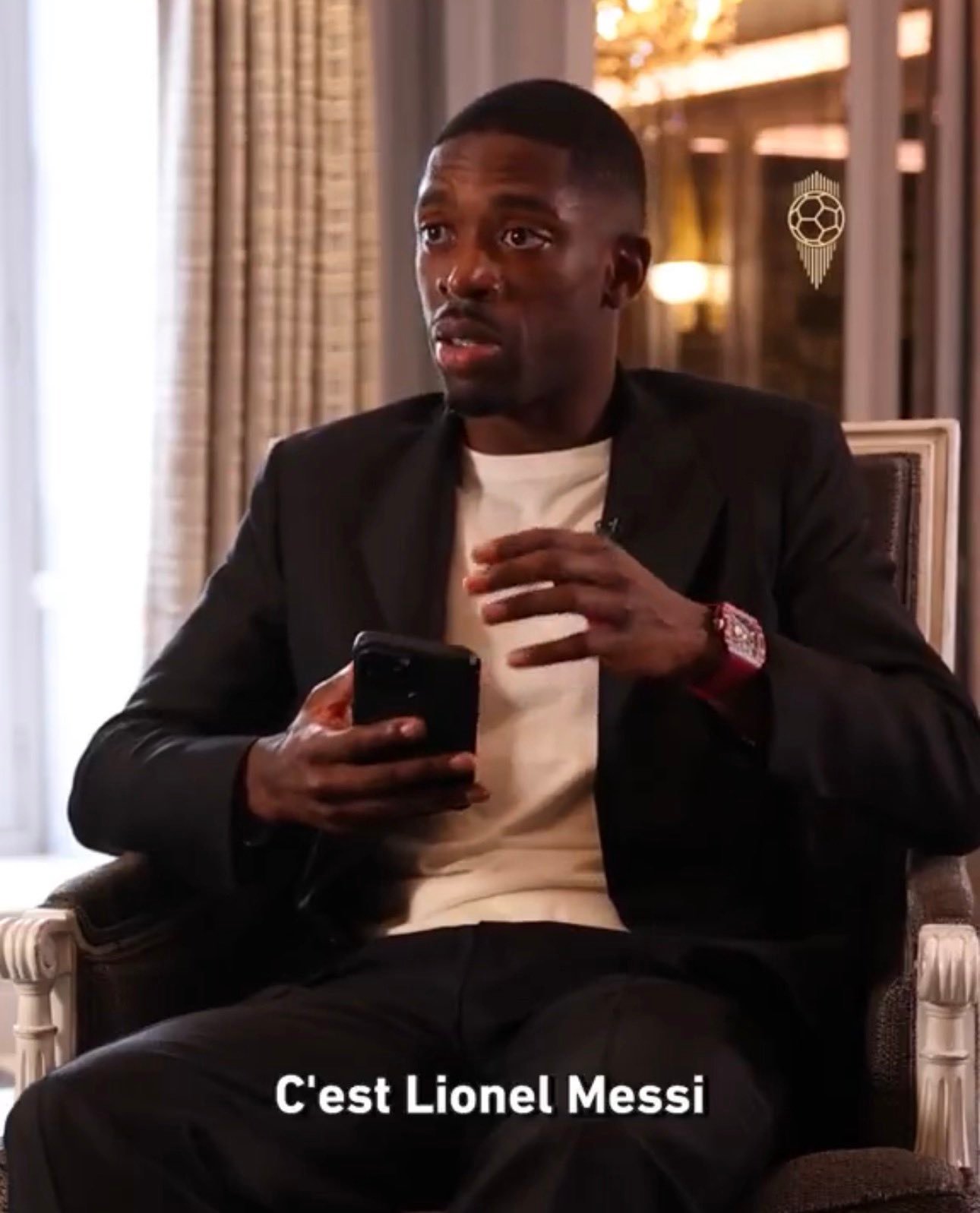 登贝莱透露梅西哈维私信祝贺，前巴萨队友同庆欧冠