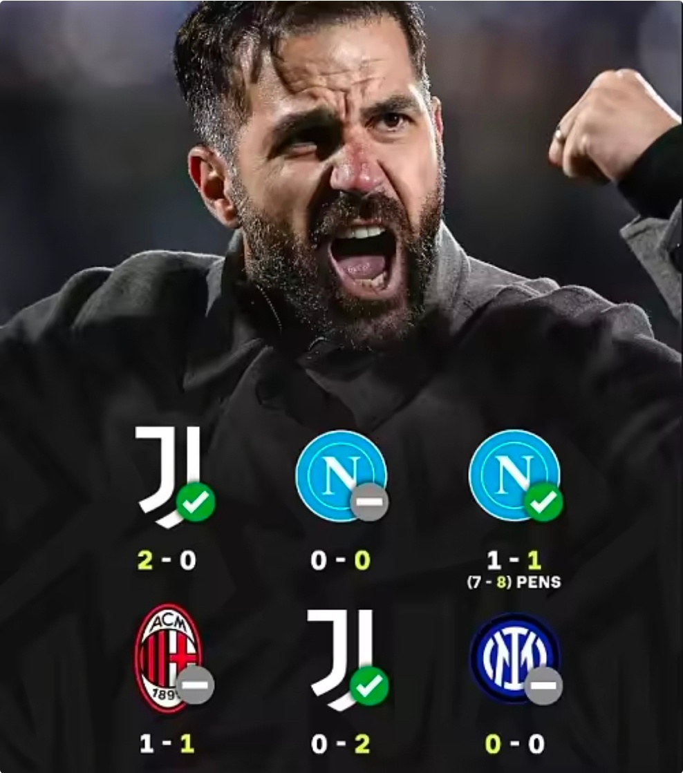 科莫本赛季四战意甲豪门不败，两胜尤文逼平米兰国米