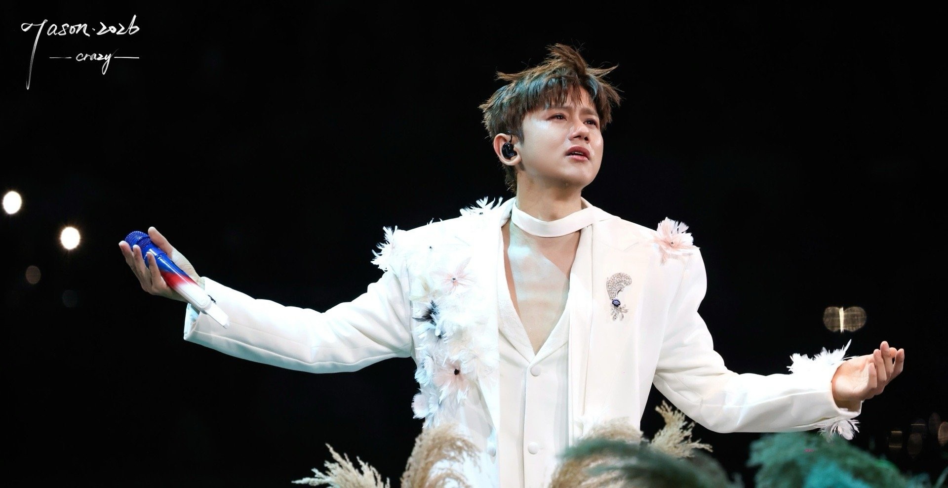 张杰演唱会唱《树呢》泪洒现场，回忆与爷爷种树童年