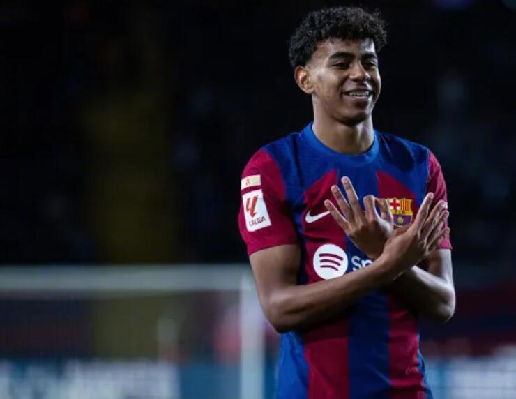 亚马尔西甲进球上双创纪录,18岁209天成历史第四年轻