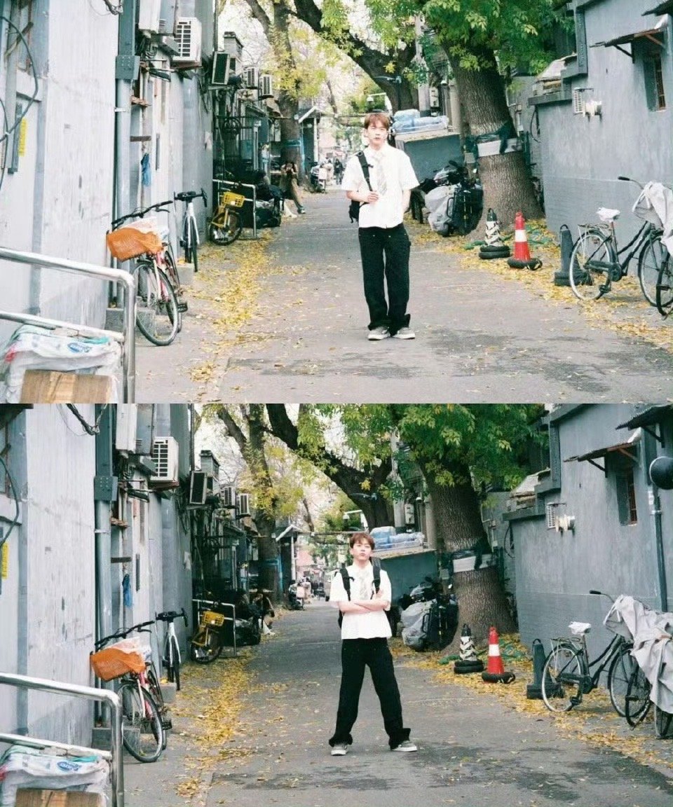 费启鸣白衬衫单车视频重现，18年经典画面引回忆