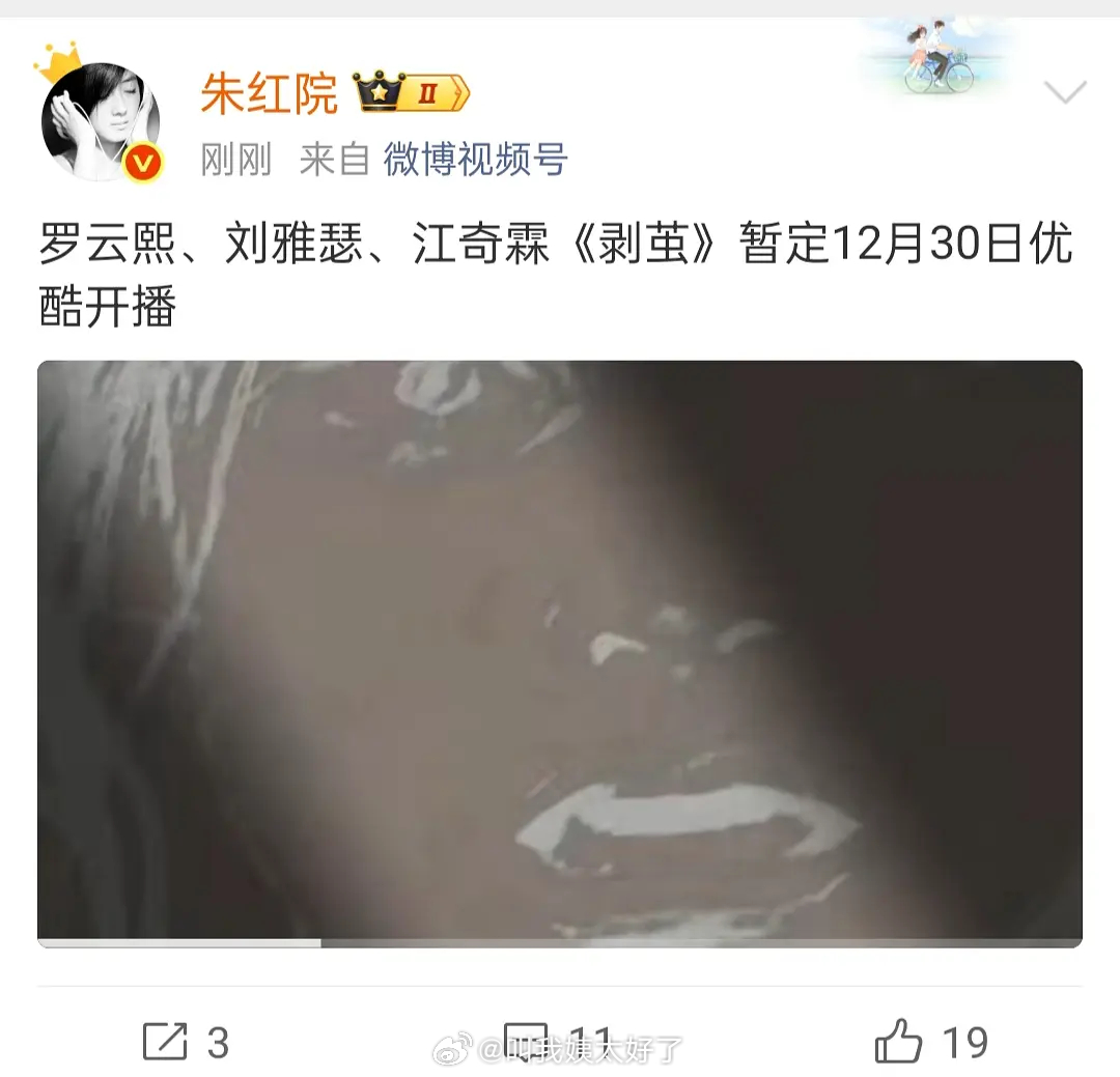 罗云熙新剧《剥茧》定档12月30日