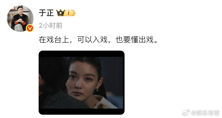 于正追剧《亲爱的 X》盛赞金裕贞，回怼网友质疑延禧攻略