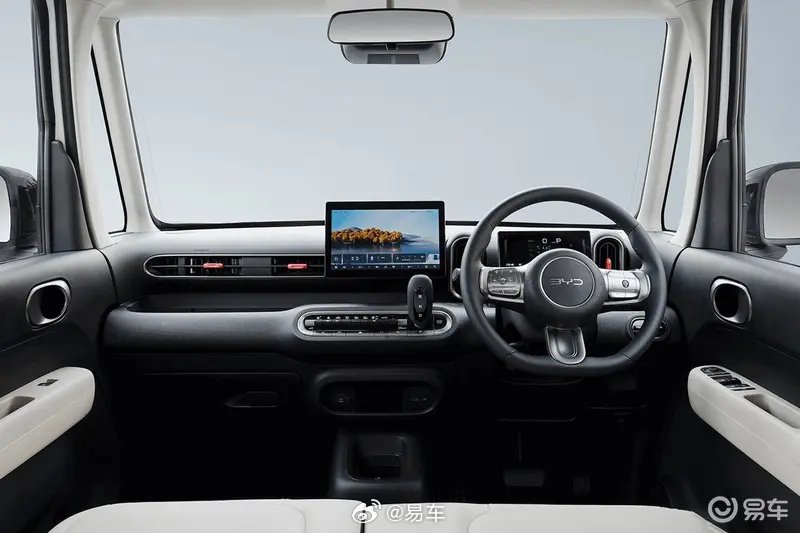 比亚迪RACCO内饰官图发布，2026年夏季日本上市