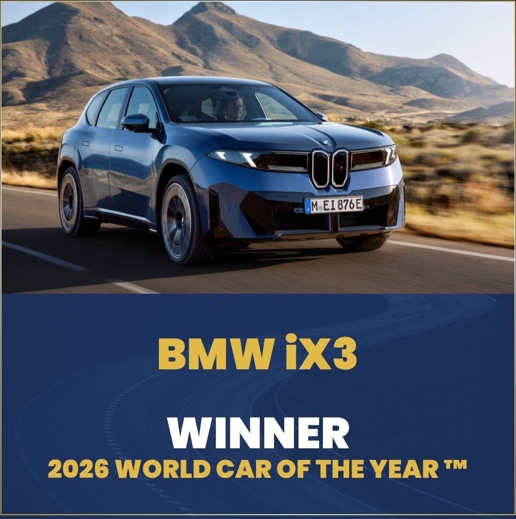 2026世界年度车奖揭晓，宝马iX3双冠，现代IONIQ 6N击败宝马M2 CS