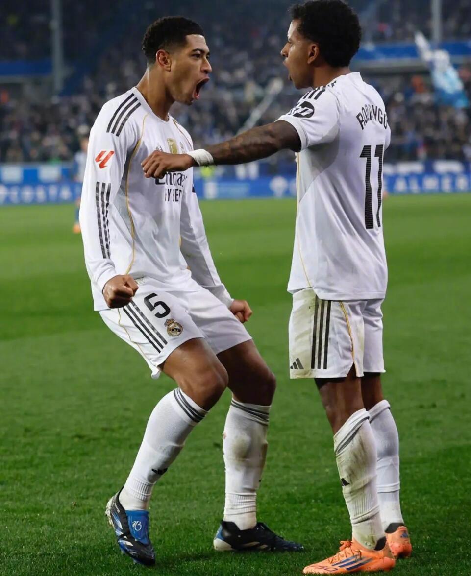 贝林厄姆破门助皇马2比0胜塞维利亚，队内射手榜姆巴佩58球领跑