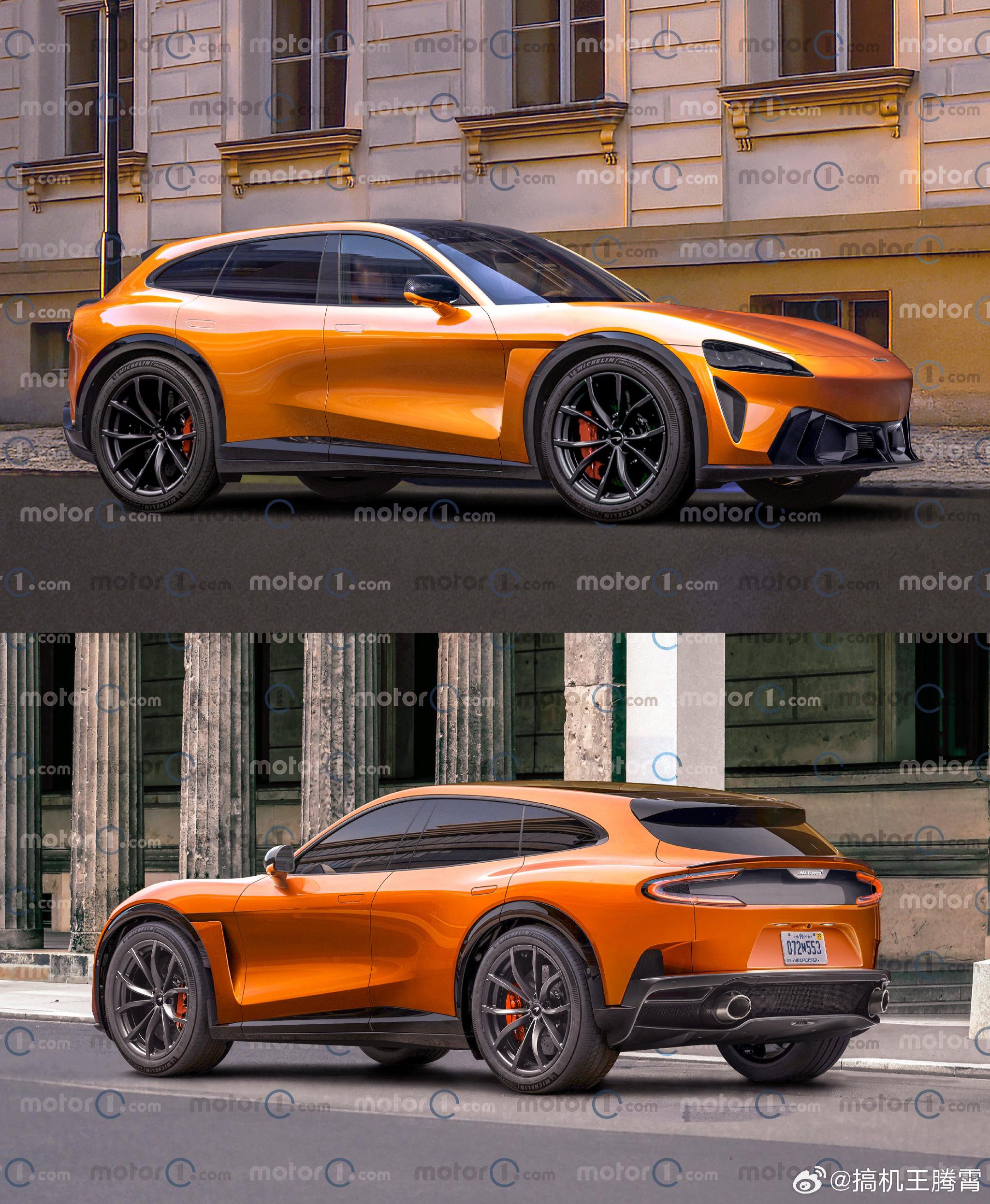 外媒曝光迈凯伦SUV渲染图，设计引热议