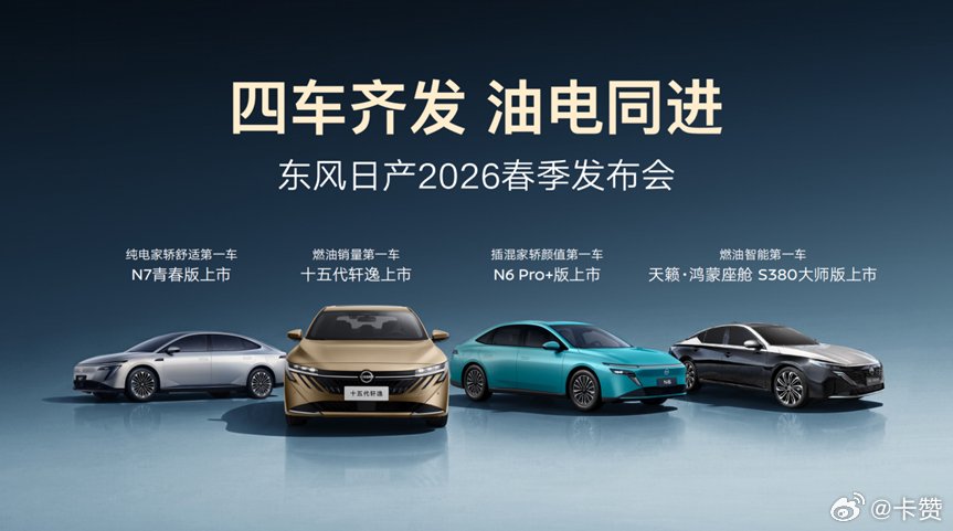 东风日产四车齐发覆盖10-20万家轿市场