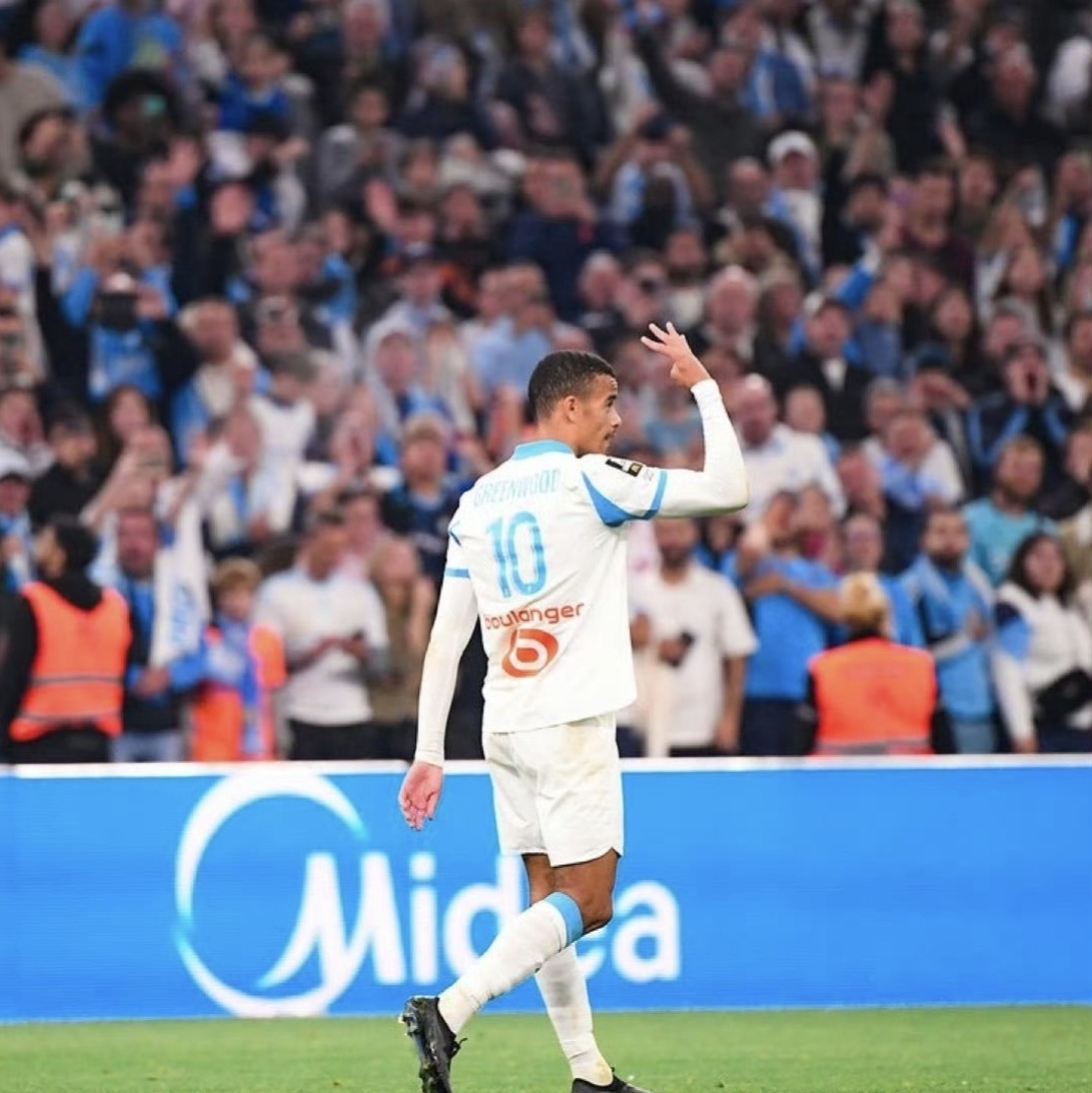 格林伍德大四喜助马赛6-2逆转登顶法甲