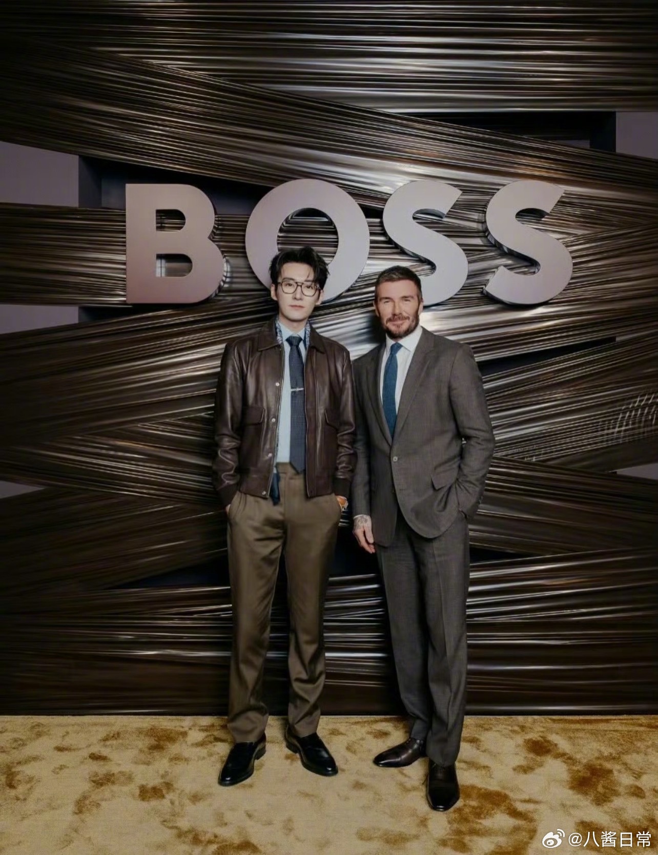 刘学义贝克汉姆汪顺崔胜澈亮相米兰时装周