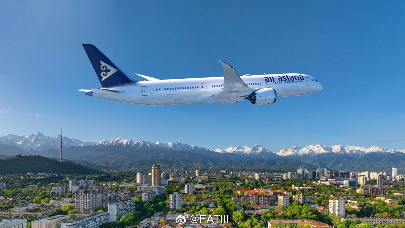 阿斯塔纳航空订购15架波音787-9，远程机队将达18架