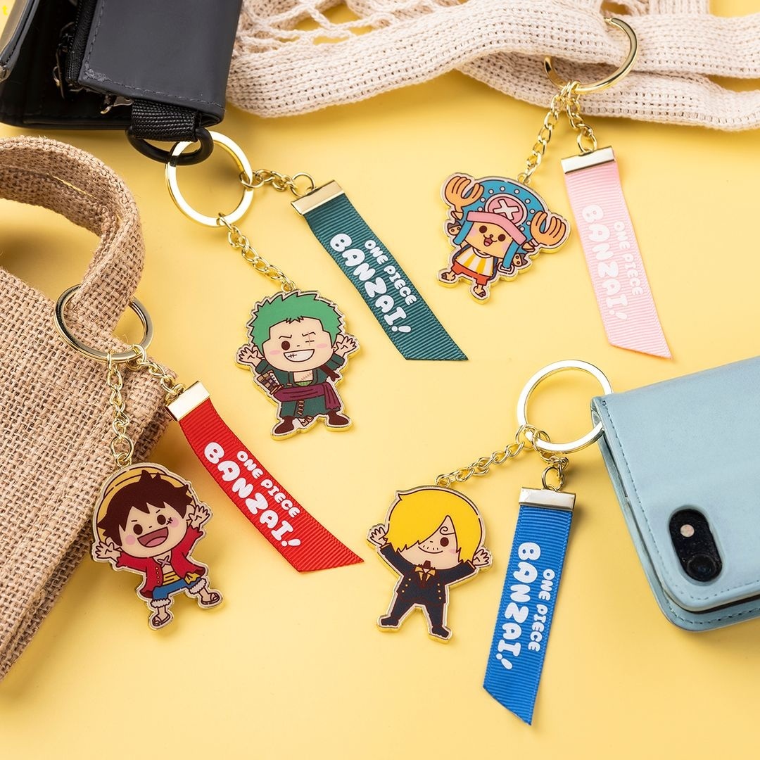 海贼王万岁系列推出4款蝴蝶结钥匙挂饰，2026年2月发售
