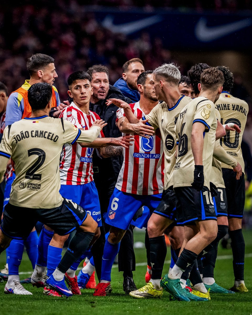 马竞4比0大胜巴萨