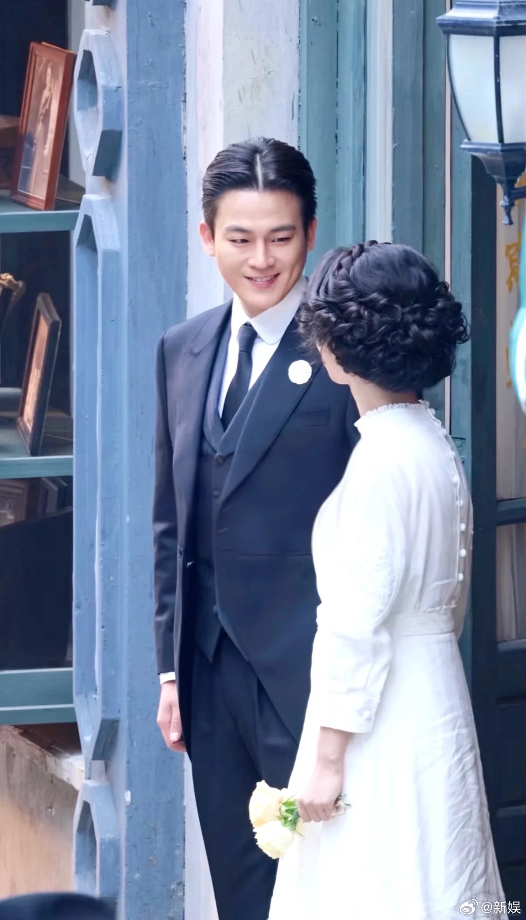 杨紫欧豪玉兰花开结婚路透曝光