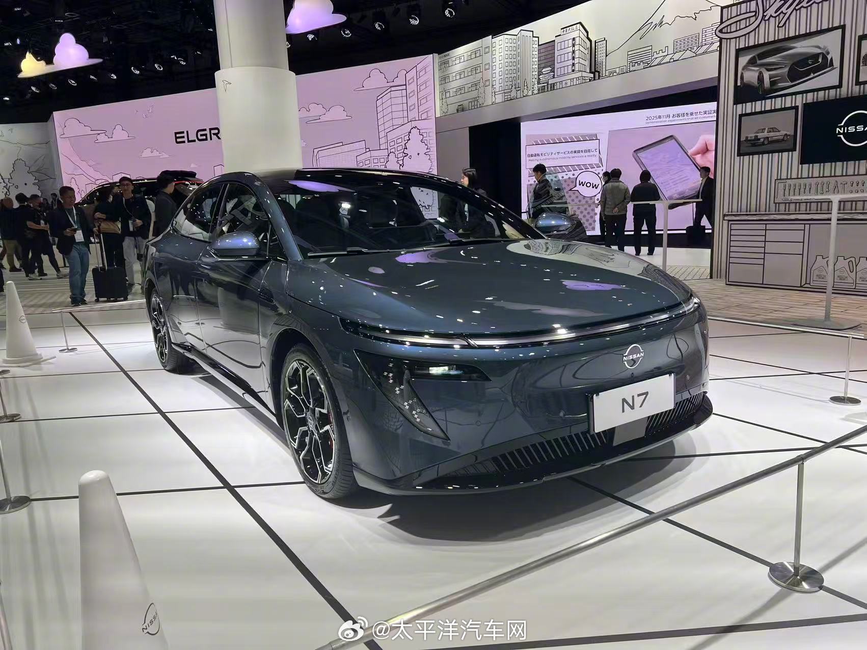 东风日产N7亮相东京车展，中国特供纯电轿车试水日本市场