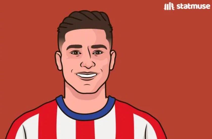 马竞前锋阿尔瓦雷斯近10场西甲15射0进球