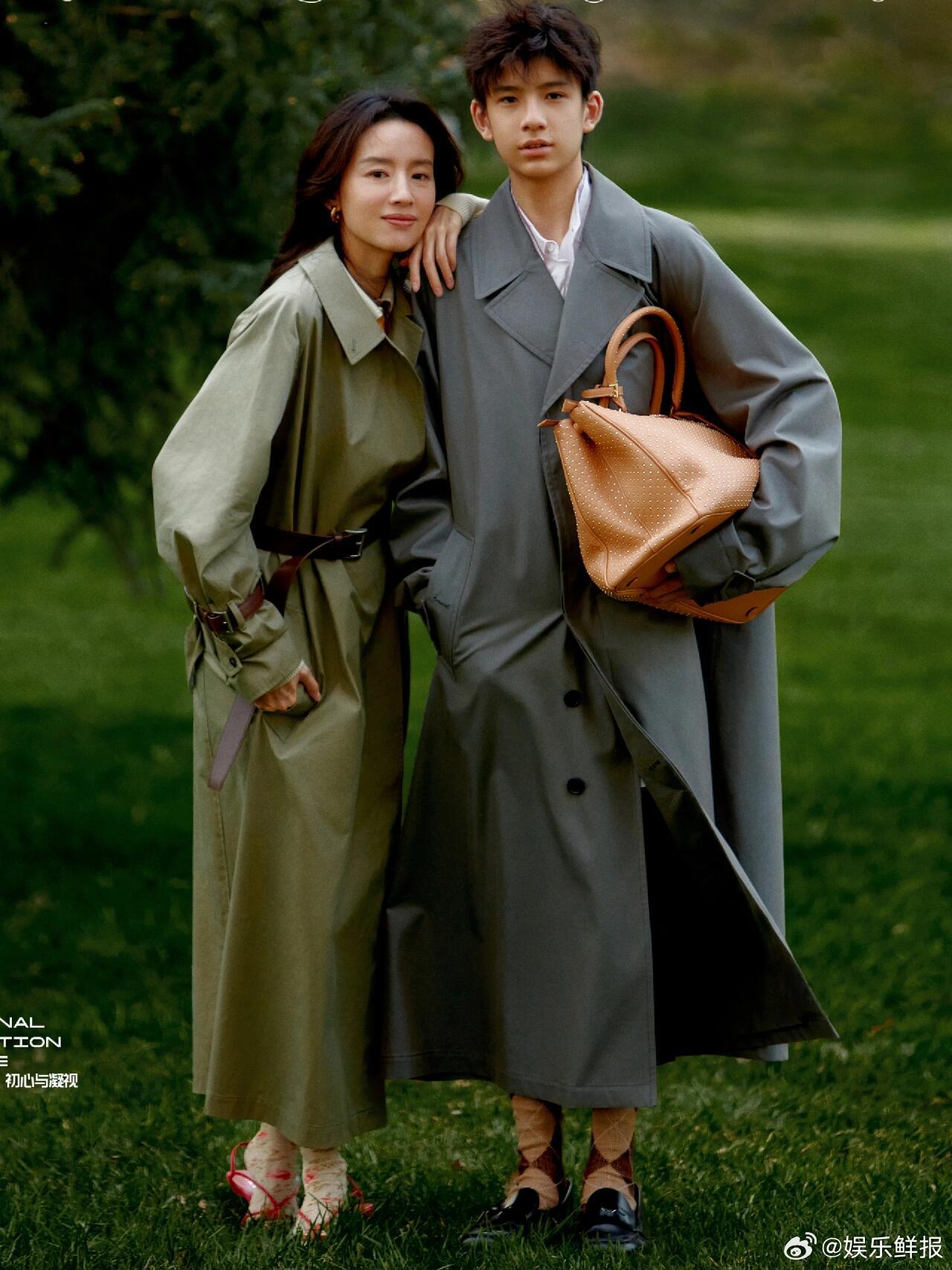 董洁潘粤明16岁儿子颜值出众引关注