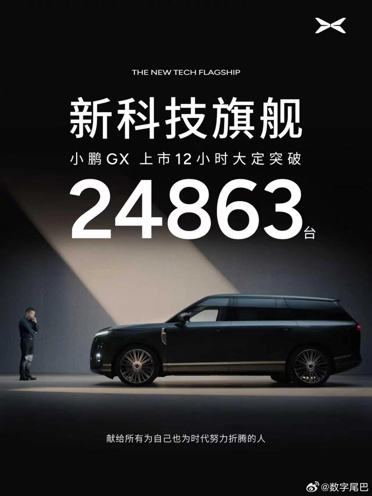 小鹏GX上市12小时订单破2.4万台