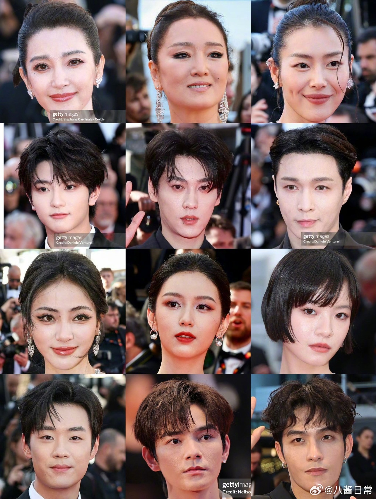 戛纳红毯生图曝光，巩俐李冰冰等12位明星亮相