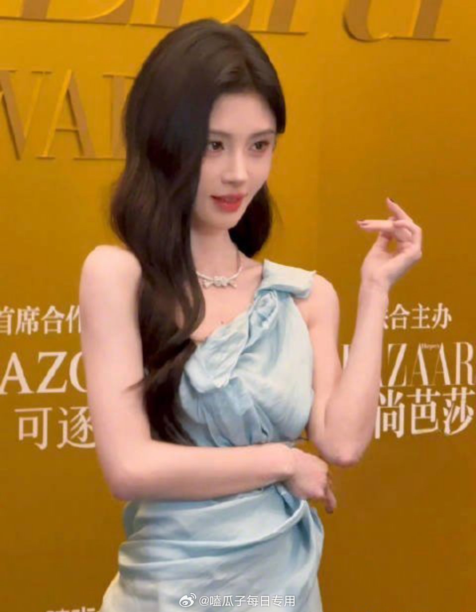 鞠婧祎陈昊宇今日活动生图曝光