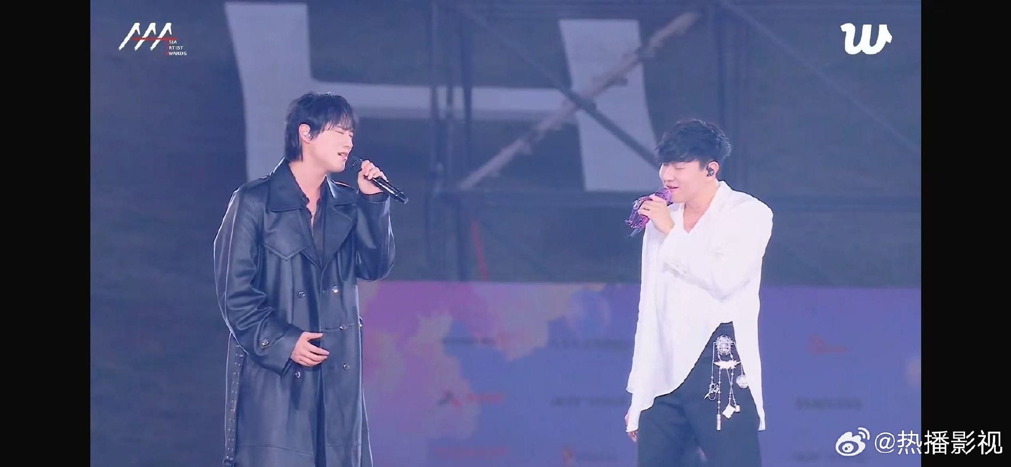 林俊杰曹承衍AAA直播合唱经典曲目