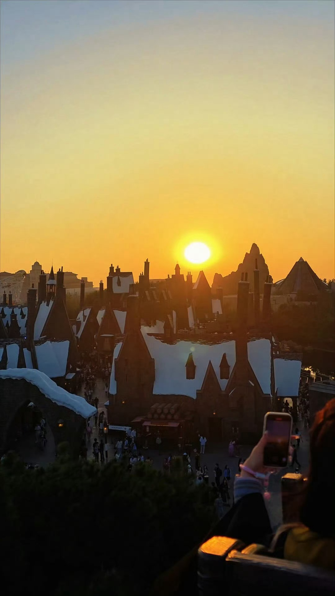 赵小童环球影城体验落日飞车