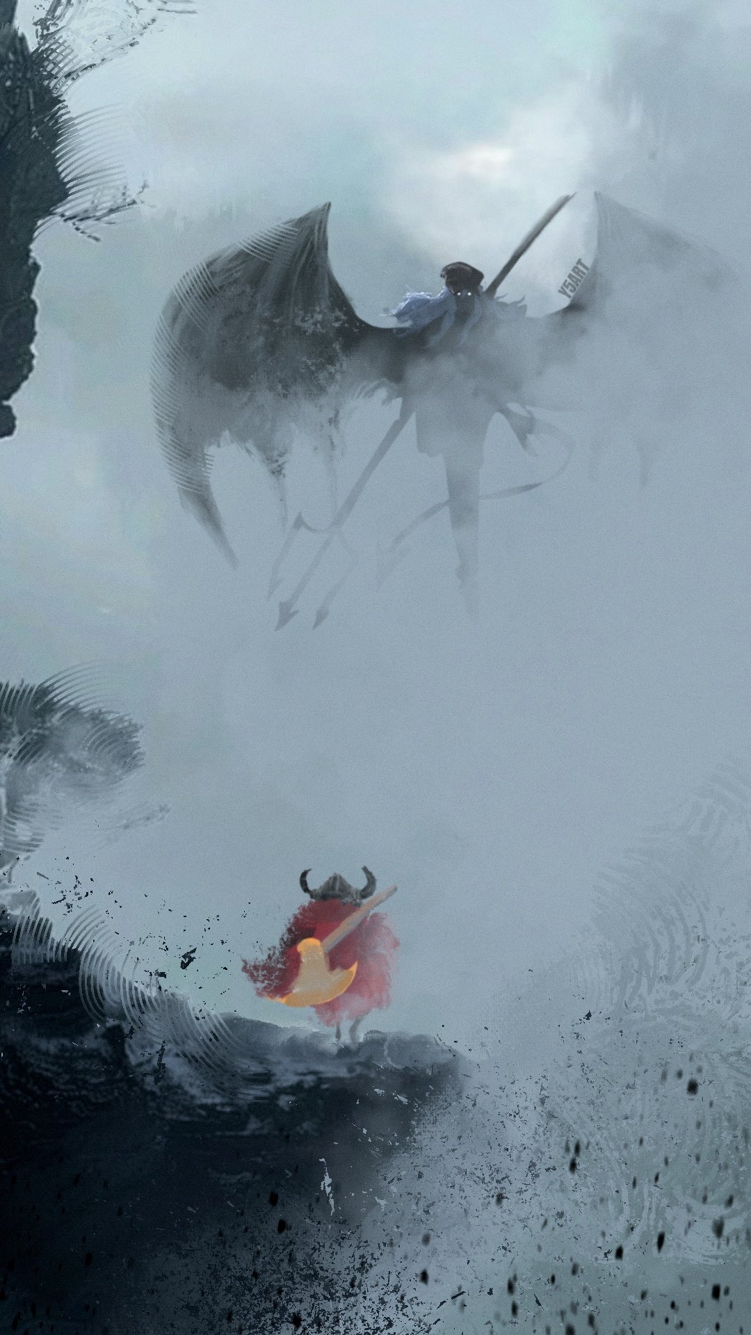 画师Zoro发布路飞与伊姆同人画作